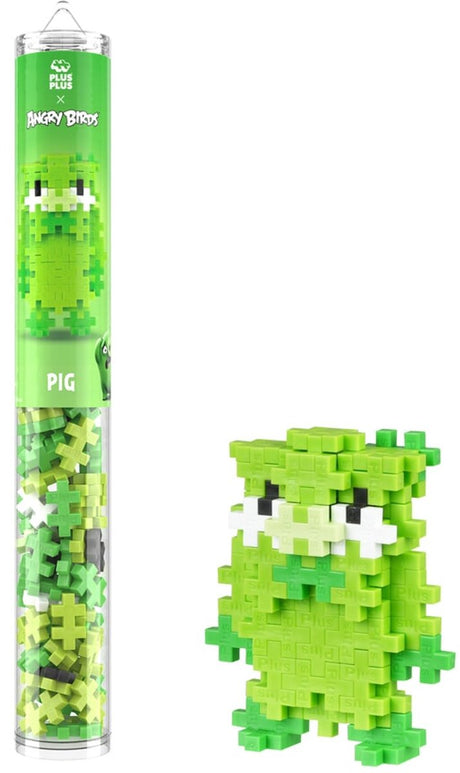 Plus-plus angry birds pig 110 delige bouwset - 4431 - bouwspeelgoed - constructiespeelgoed - set met bouwstenen - vanaf 5 jaar