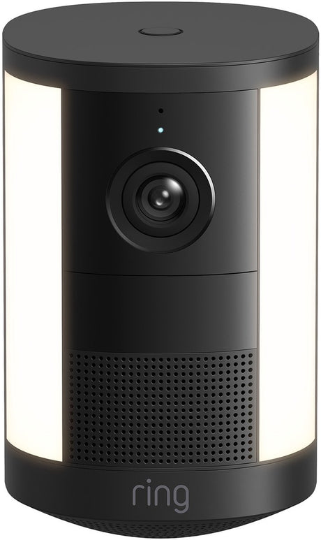 Ring spotlight camera 2k - op batterij - zwart