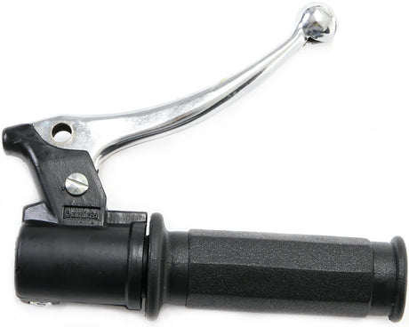 Domino gasdraaigreep armatuur piaggio style throttle grips alu sw 1-pull, brake leve