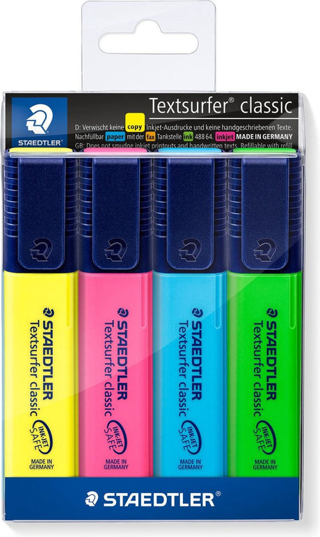 Staedtler textsurfer classic tekstmarker - set 4 st