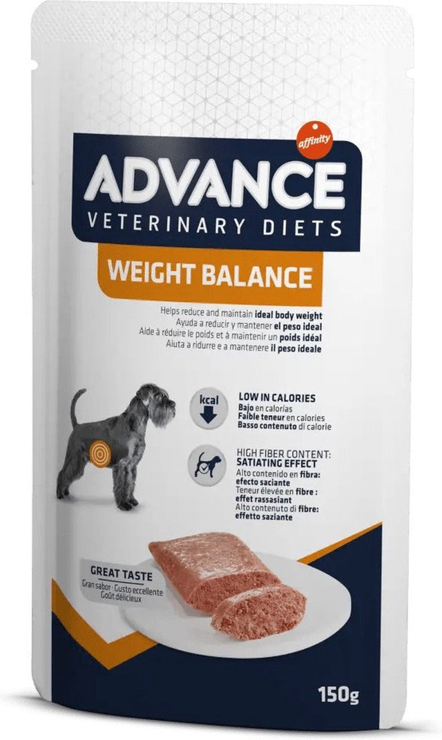Advance veterinary diet advance - veterinary diet weight balance hondenvoer 8 x 150 gram