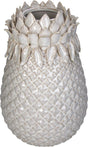 Hd collection vaas aardewerk wit 19x19x29,5cm