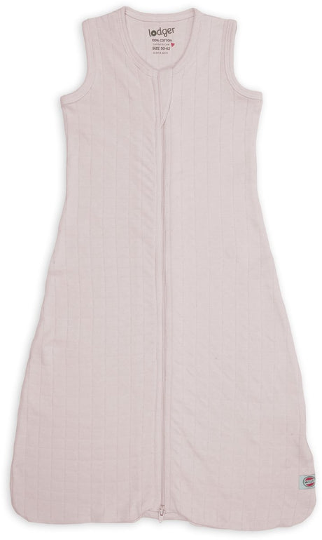 Lodger hopper - hydrofiele slaapzak baby - roze - 0.3 tog - 80cm - biologisch katoen - zomerslaapzak babyslaapzak