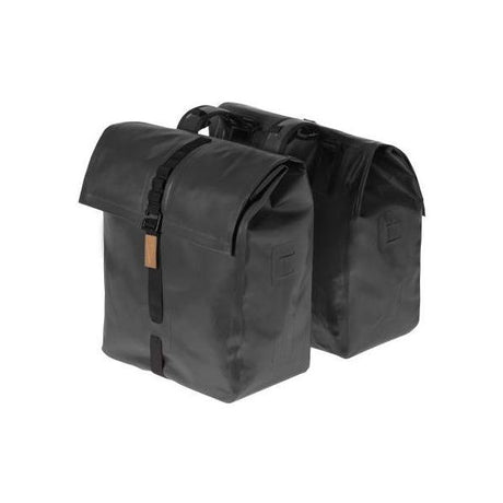 Basil Urban Dry dubbele fietstas, waterdicht, 50L, mat zwart