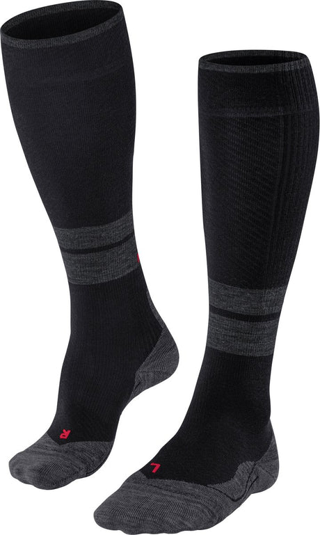 Falke tk energy met compressie wol functioneel materiaal wandelsokken heren zwart - maat 43-46 w2