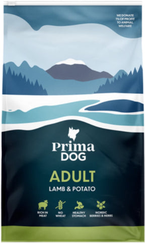 Primadog hondenvoer adult lam aardappel - 3 kilo