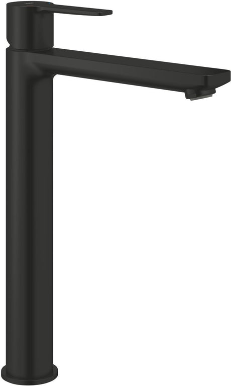 Grohe lineare new xl-size opzetwastafelmengkraan – voor waskommen – ecojoy – fastfixation plus – matte black