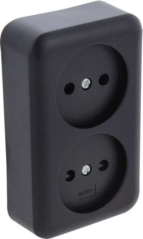Q-link ql opb wandkds dubbel zwart