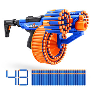Ty zuru x-shot insani blitz hammer + 48 darts