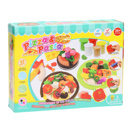 Kleiset pizza en pasta - 5 kleipotjes