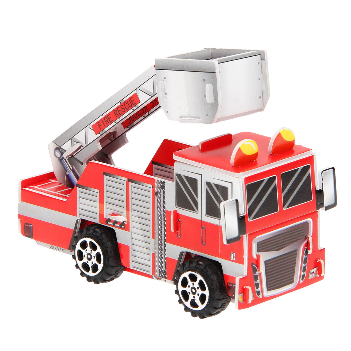 Truck del fuoco del puzzle 3D