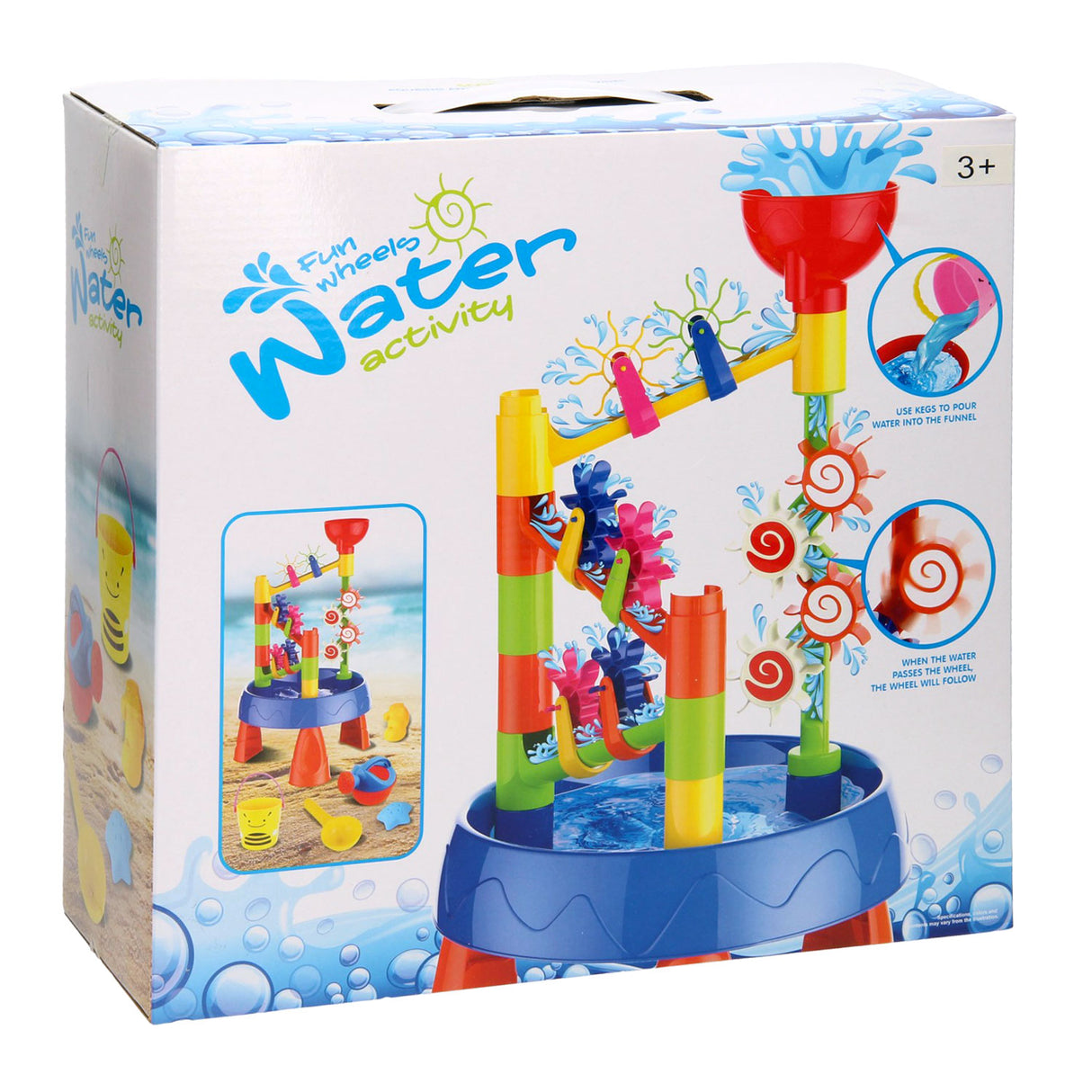 waterspeelbaan met strandset, 23dlg.