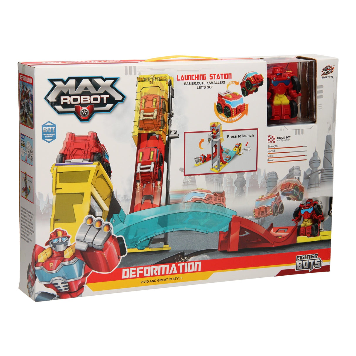 Robot max max robot trasformando set helling