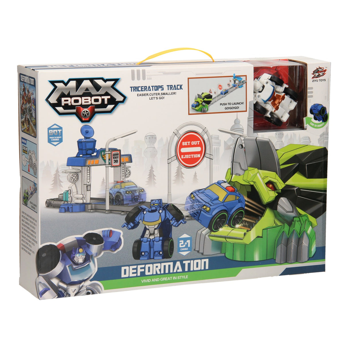 Max Robot Max Robot Transforming Set Police