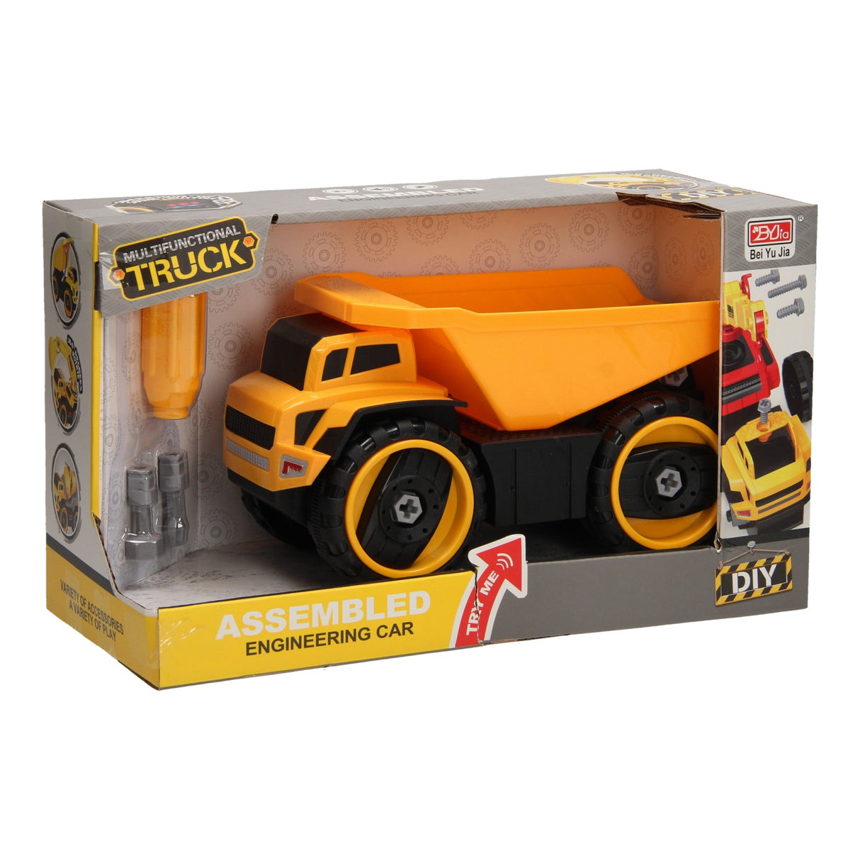 Construction vehicles tilt truck