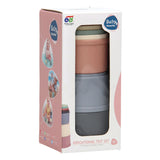 Lobbes speelgoed bv stapelbekers pastel, 8dlg.