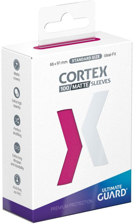 Ultimate guard cortex sleeves matte standard size (100) - pink