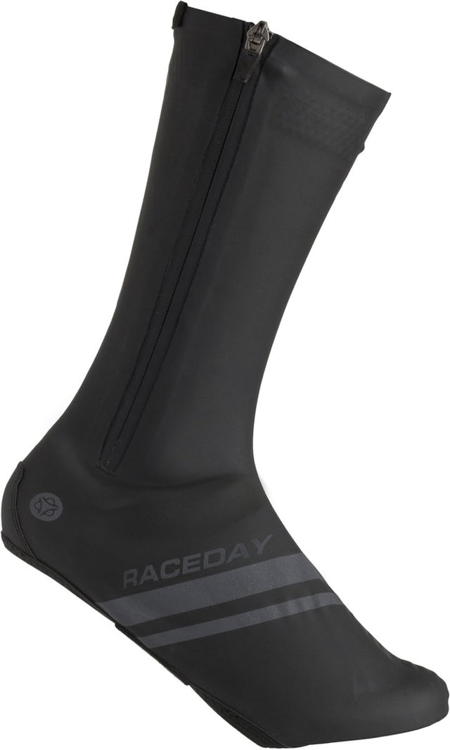 Agu raceday zip overschoenen essential - zwart - m - 40 41 - wind- en waterdicht 40 41