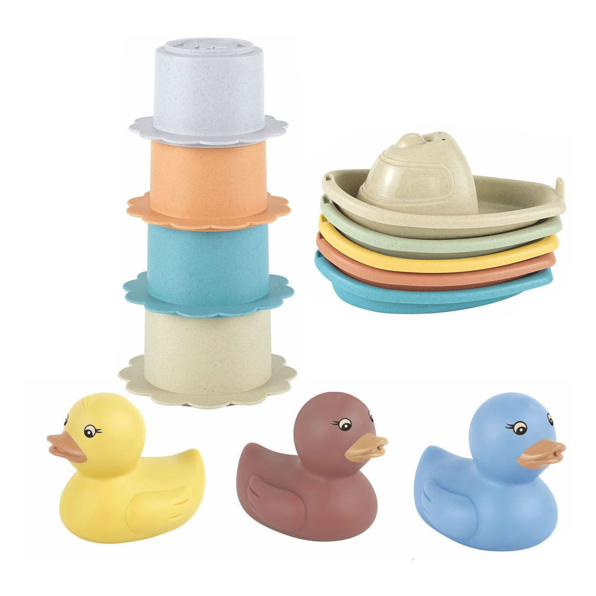 set badspeelgoed pastel, 12dlg.