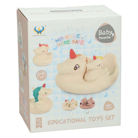 Baddieren flamingo familie, 4dlg