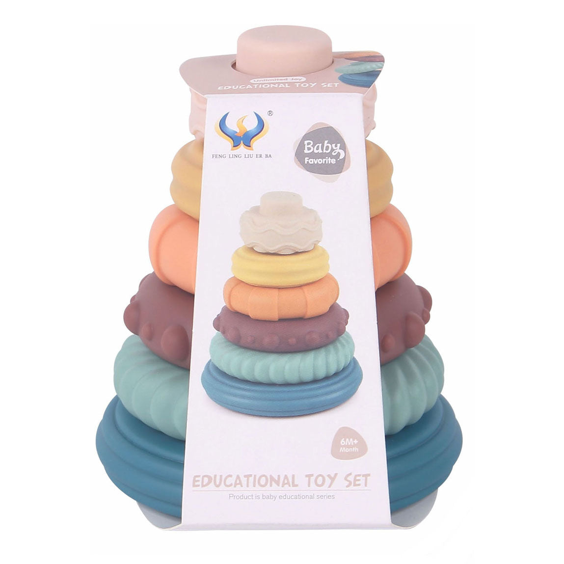 Baby Stack Tower Pastell