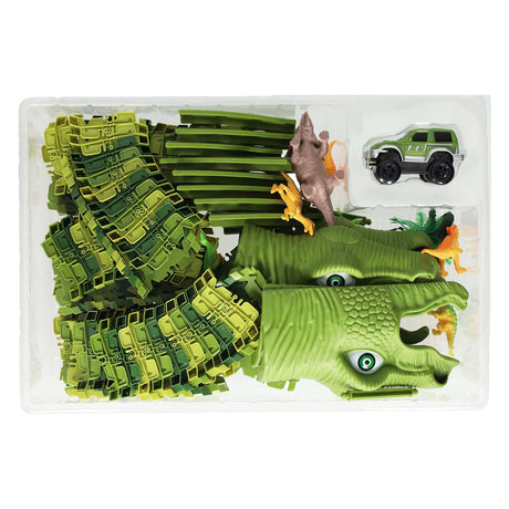 Lobbes dinotrack uitgebreid speelset, 200dlg.