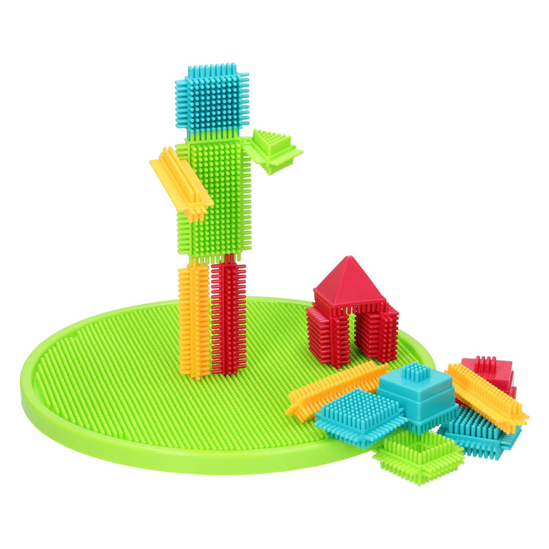 Bloko Bristle Blocks dans la boîte de stockage, 150dlg.