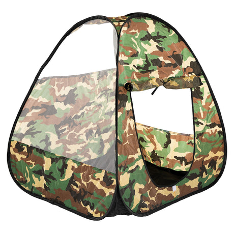 camouflage tent