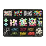 Sieraden maken kralenset pastel metallic