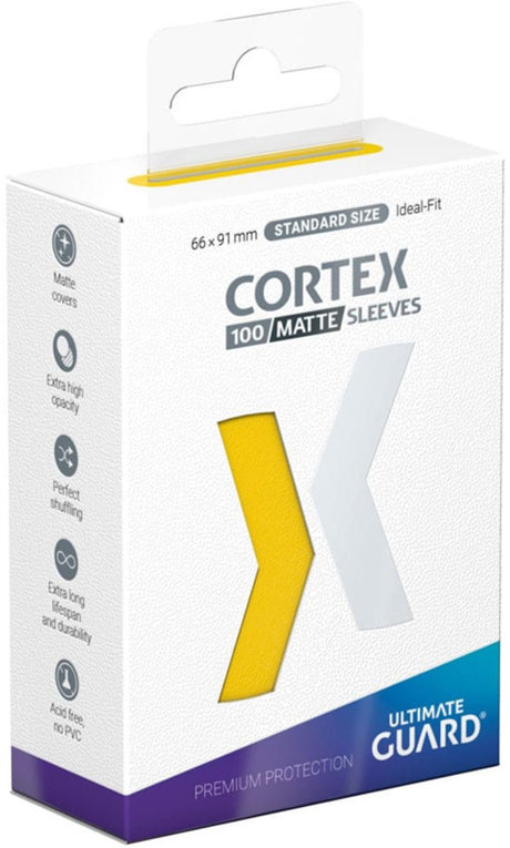 Ultimate guard cortex sleeves matte standard size (100) - yellow