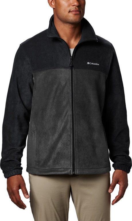Columbia steens mountain™ full zip 2.0 fleece jas heren - fleece jas met volledige ritssluiting - fleece vest - zwart - maat xxl