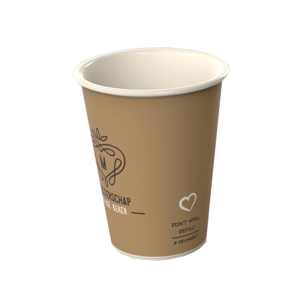 Meesterschap reusable plastic koffiebeker 180cc (20 stuks)