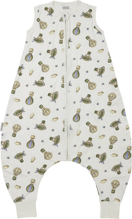 Meyco baby air balloons baby zomer slaapoverall jumper - multicolour - 80cm - 0.5 tog