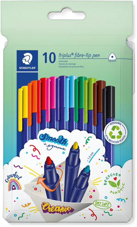 Staedtler triplus color kleurstiften - 10 kleuren
