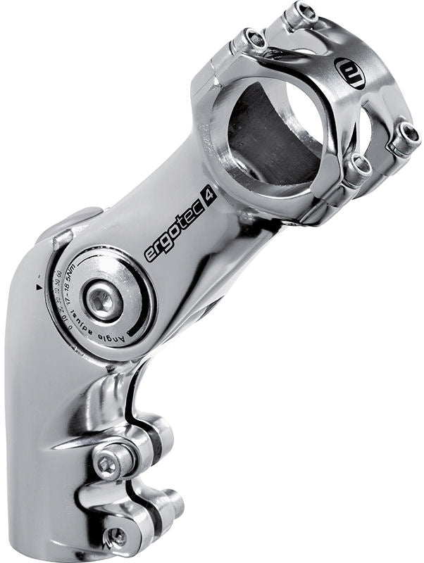 Ergotec Stem Octopus por delante 50 ajustable Ø28.6 90 31.8 mm de plata