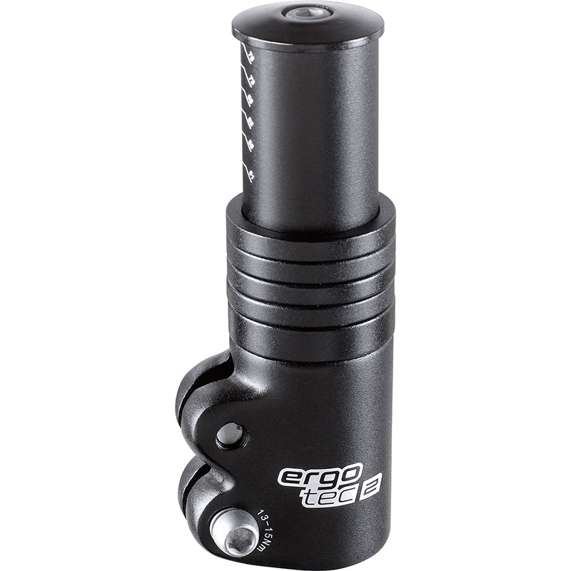 Ergotec STEM EXTENTER AHEAD 3 1-1 8 AL6061 T6 SVART