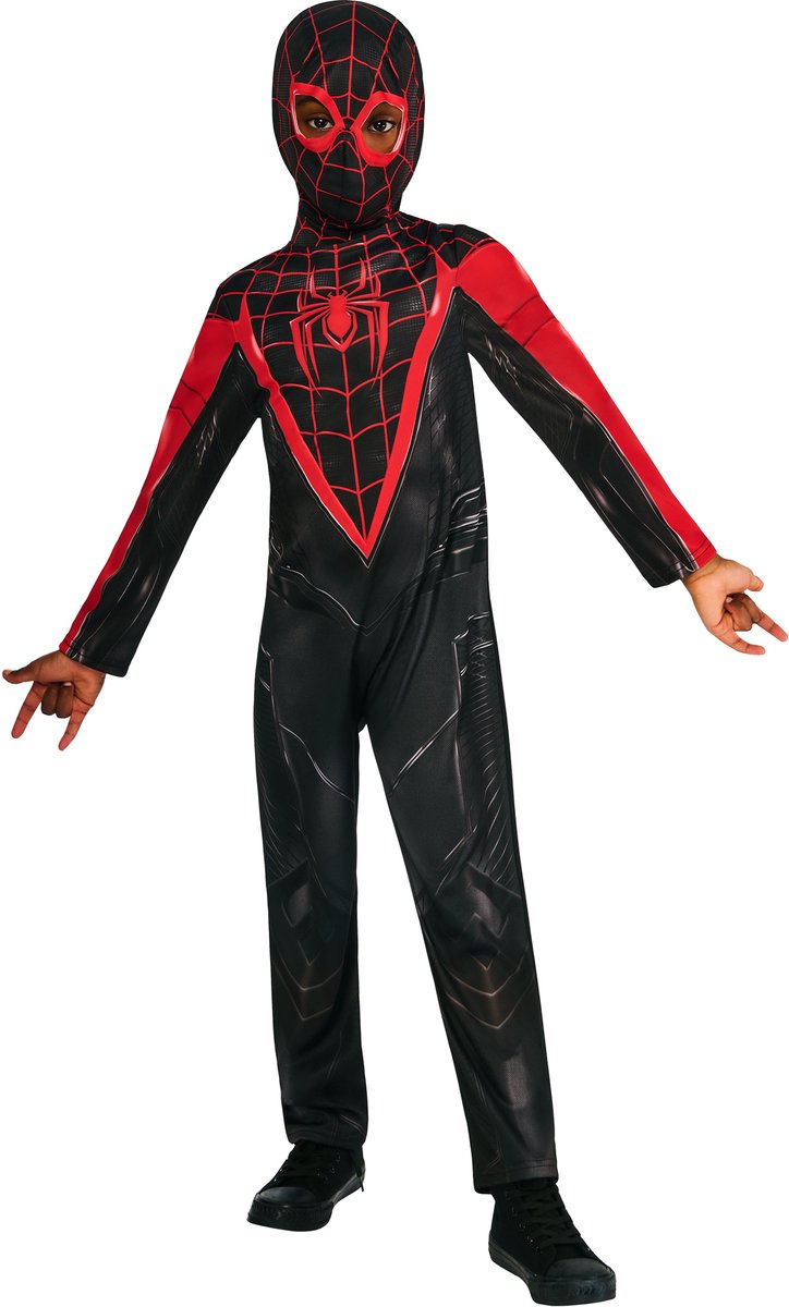 Rubies miles morales gamerverse kinderkostuum - - maat 5-6 jaar