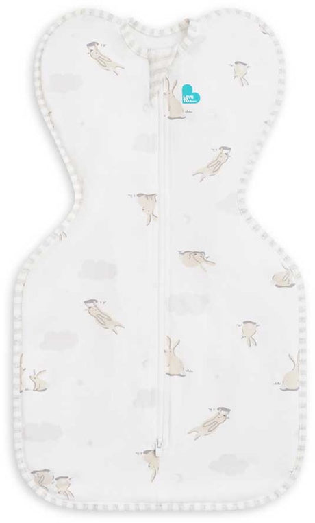 Love to dream ™ babyslaapzak swaddle up™ - inbakeren - baby 3-6 maanden - 6- 8.5 kg - all season - 1.0 tog - cloud bunnies