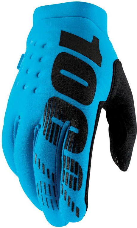 100percent brisker off-road handschoenen blauw l short l short
