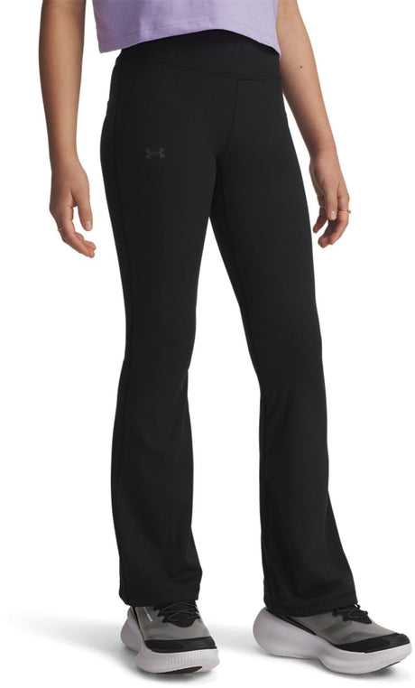 Under armour motion flare pant-blk meisjes sportbroek - zwart - jet grijs 164