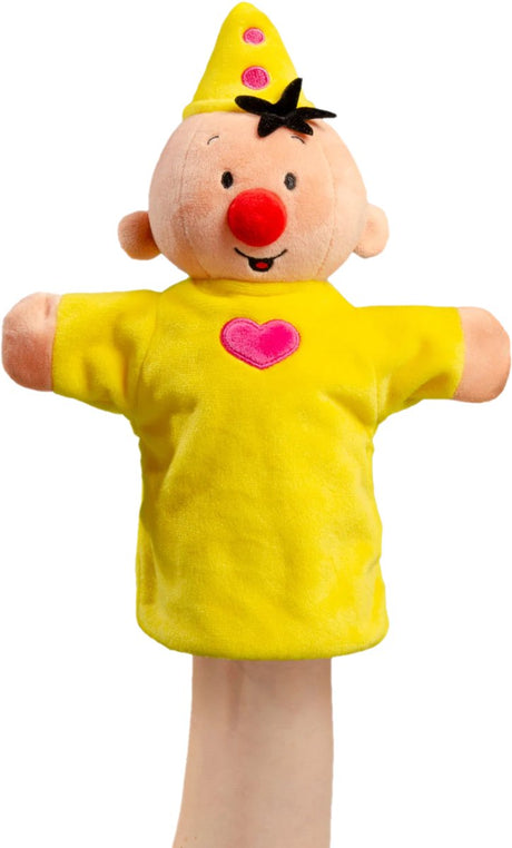 Bambolino bumba stoffen handpop bumba - zachte knuffel - peuter en kleuter speelgoed - voor meisjes en jongens - vanaf 1 jaar - speelgoed kinderen - toys