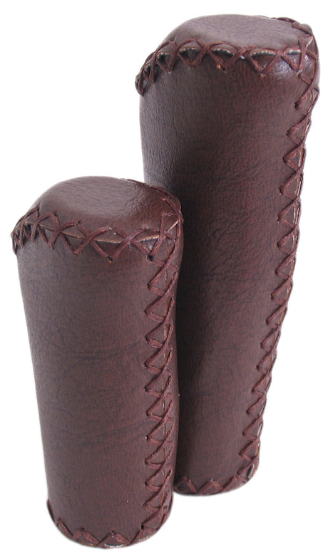 Edge Handles Leather Matt Dark Brown 135 92mm (Workshop Balení)