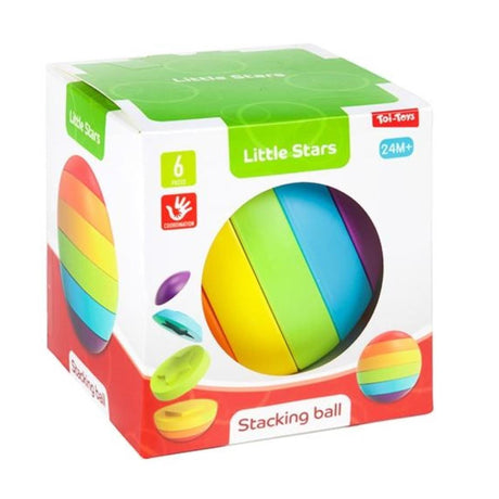 Toi-toys toi toys little stars baby stapeltorenpuzzelbal