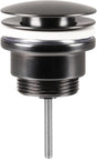 Differnz design afvoerplug gun metal