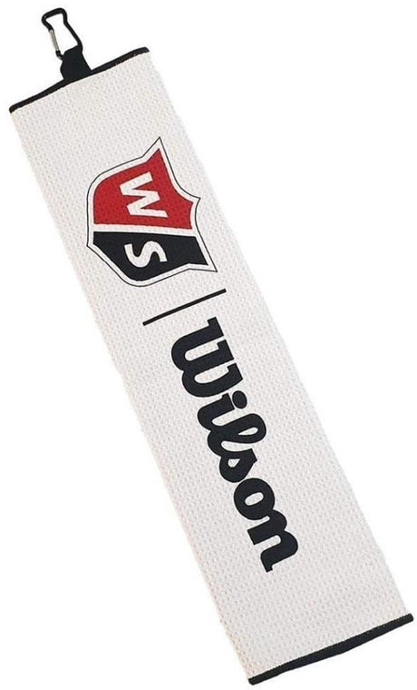Wilson tri-fold golfhanddoek - wit