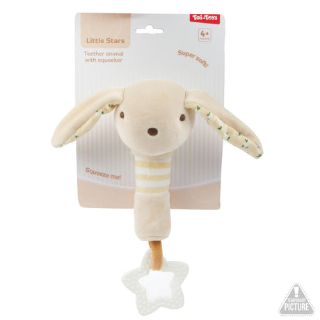 Toi-toys little stars baby rammelaar+bijtring 3 assorti
