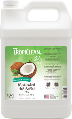 Tropiclean havermout en tea tree - anti-jeuk hondenshampoo - 3.8 l