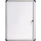 Vitrine bi-office magnetic vt720109660 aluminium afsluitbaar