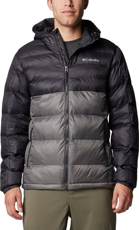 Columbia buck butte™ ii insulated hooded jacket heren outdoorjas - city grey, shark xxl