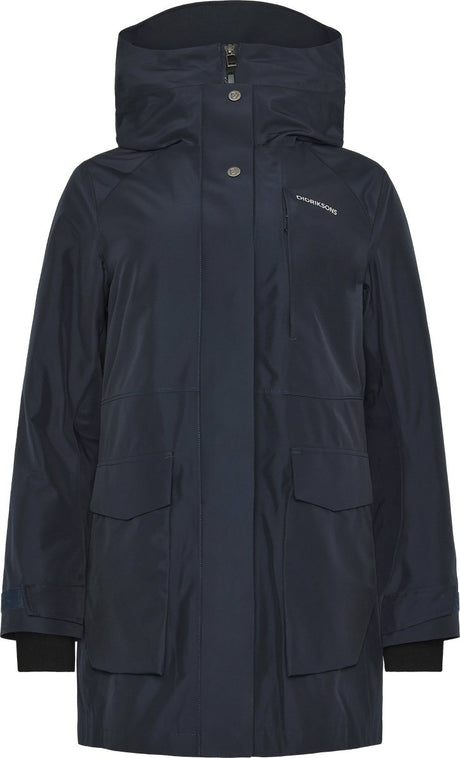 Didriksons harriet wns parka dames outdoorjas - dark night blue